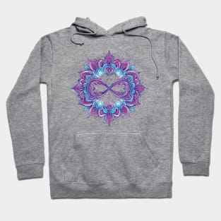 Mandala Purple Blue 2 Hoodie